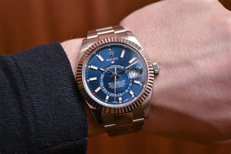 rolex sky dweller price steel|Rolex Sky-Dweller review.